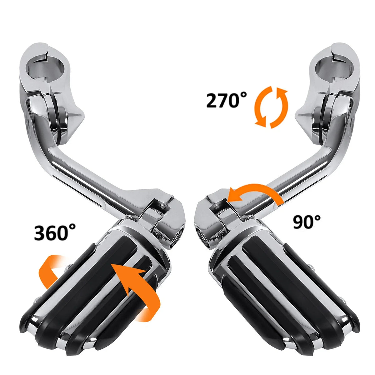 Motorcycle Long Engine Guard Highway Foot Pegs for Harley Road King (2000–2023)