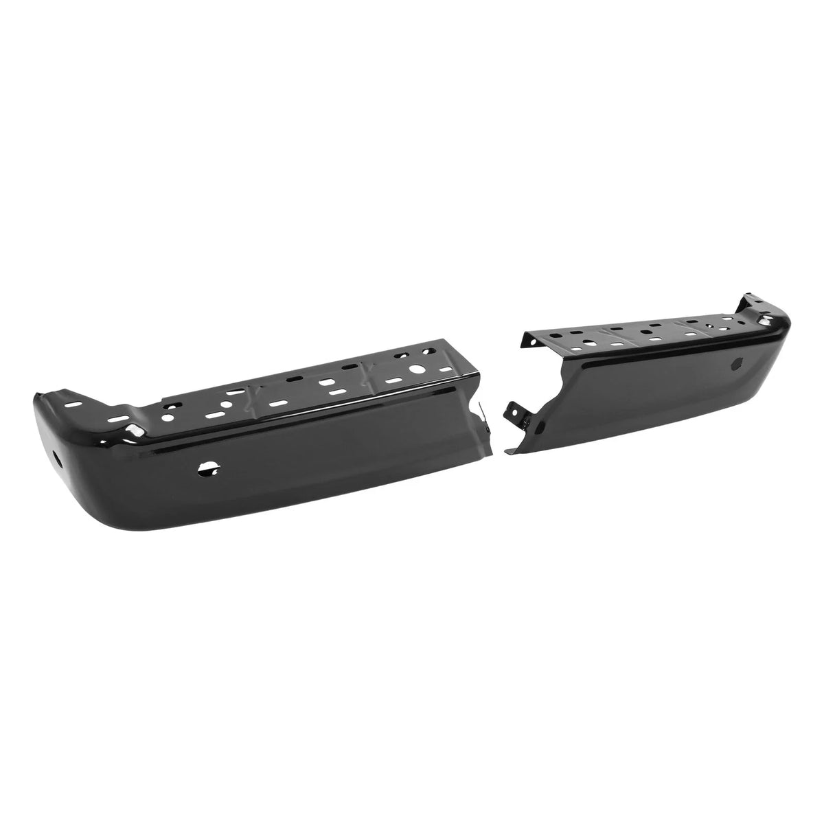 Set of 2 Rear Bumper Ends with Sensor Holes for Ford F-150 (2021–2023)
