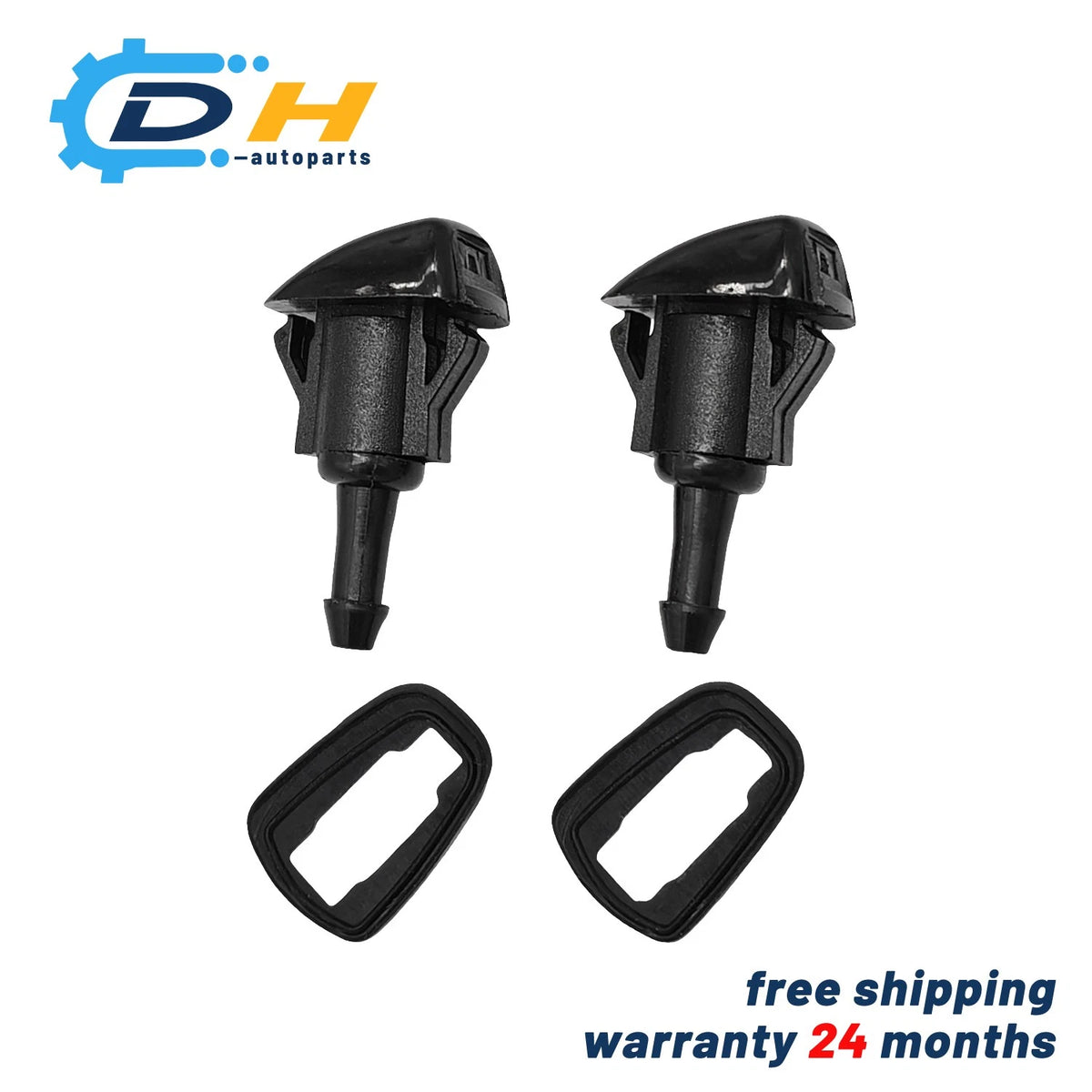 2X Front Windshield Washer Nozzle Jet for Toyota Tundra (2004–2006) 85381-34030, 8538134030