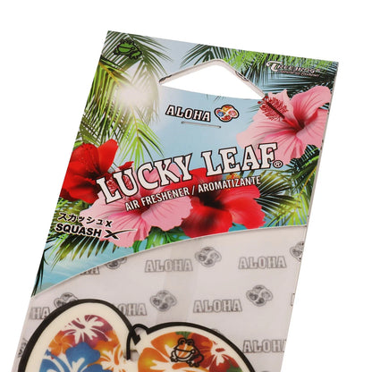 Hanging Air Freshener for Auto Home Office - Tree Frog Lucky Leaf Squash X Scent
