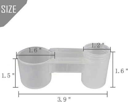 Pet Bird Feeder Drinker Cup for Poultry, Dove, Pigeon, Quail