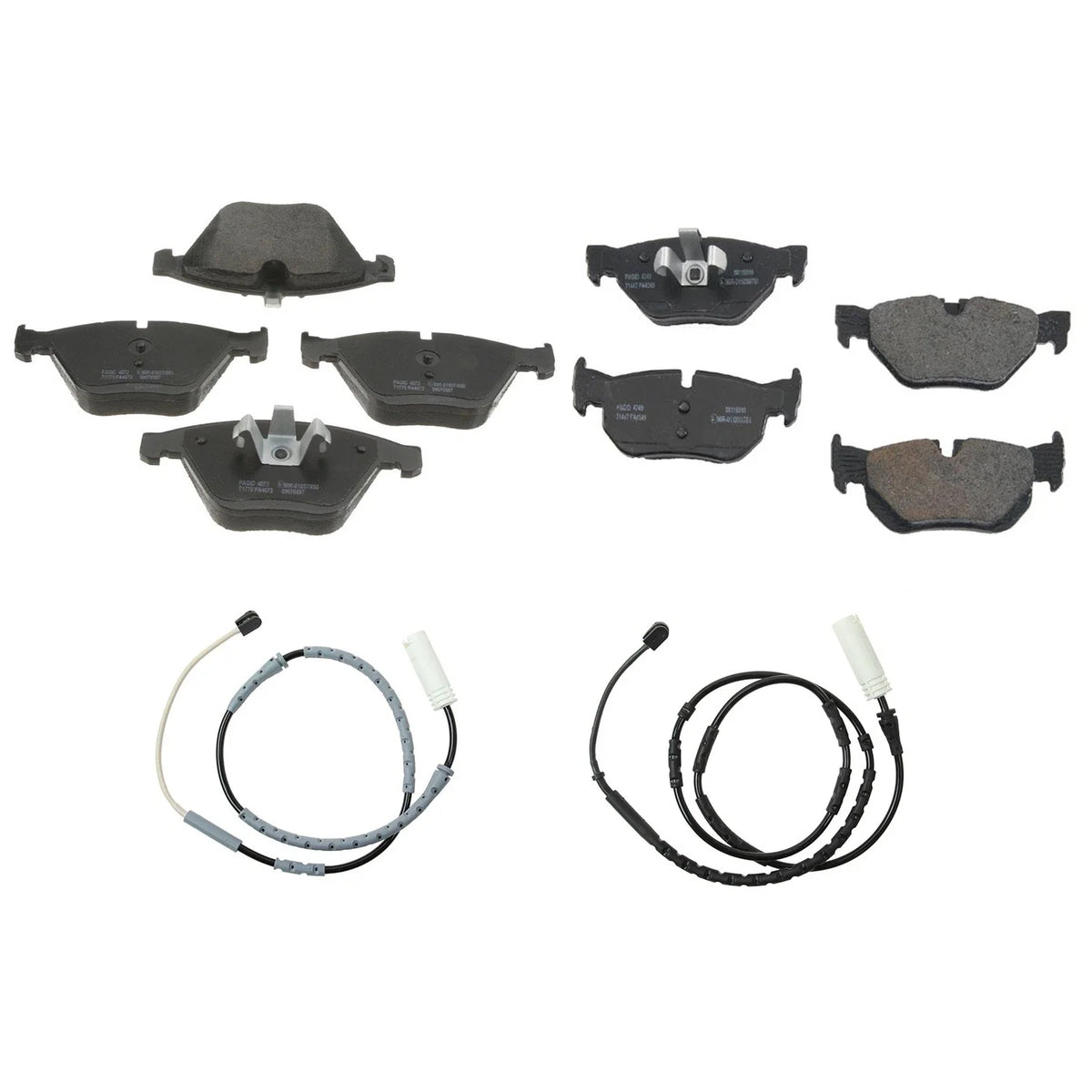 Hella Disc Brake Pad Set w/ Sensor for BMW X1 E84 N20B20A (2013–2015)