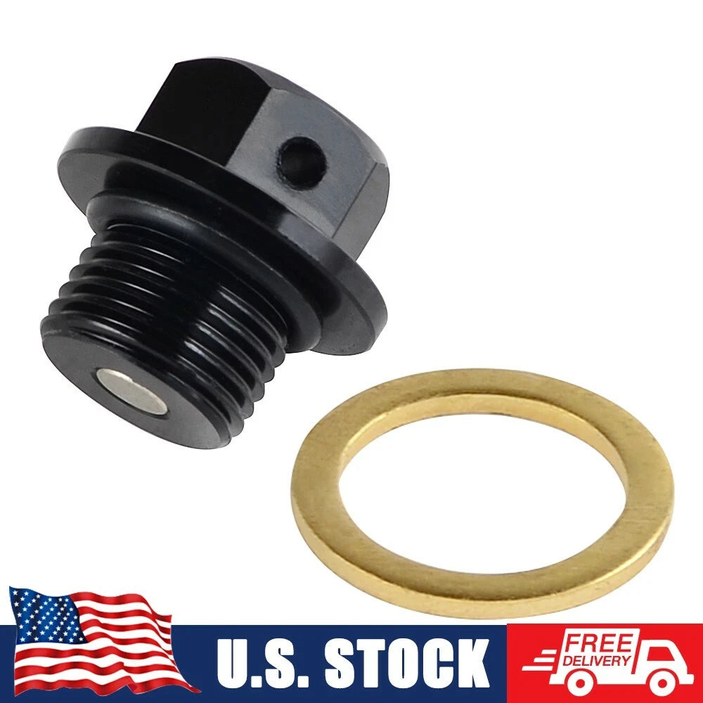 M14 Oil Pan Drain Plug Bolt Cap for Suzuki GSXR 400R 600 750 1000 1100 (1990–2023)