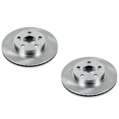 Set of 2 Powerstop Brake Discs Front for Toyota Prius (2004–2009) SET-P15JBR1119-2