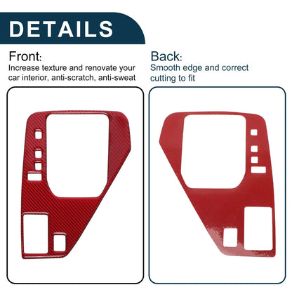 ABS Gear Shift Knob Cover Decal for Subaru Crosstrek (2024) Red