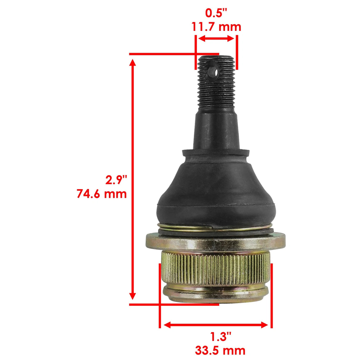 2 Lower Ball Joint for Kawasaki Mule 3010 (2001–2008) HI7969BJ115JU