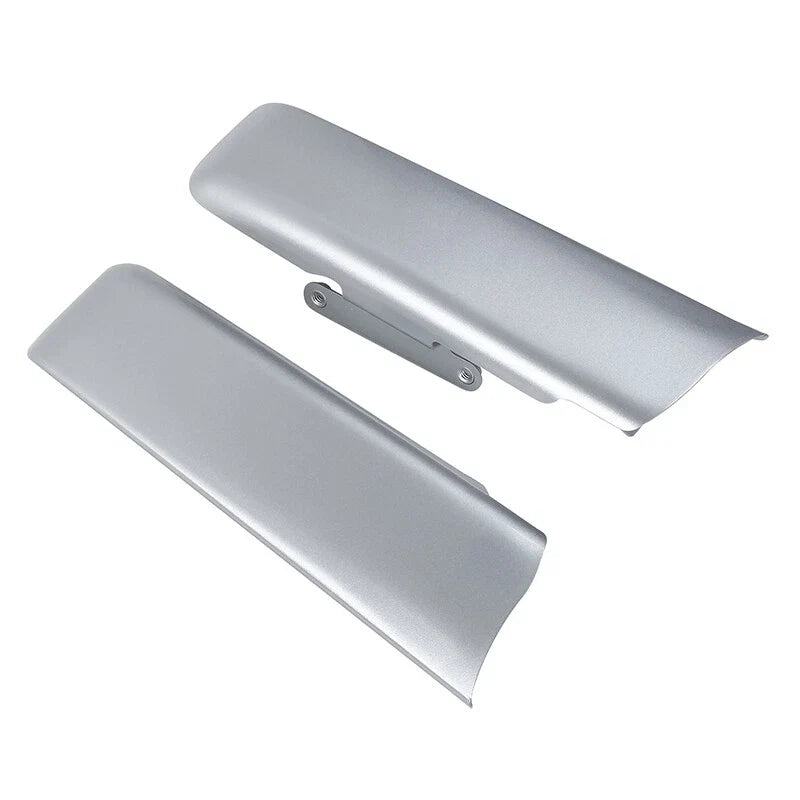 Saddlebag Strips for Harley Street Glide (2014–2023) Silver Black Honeycomb Fade