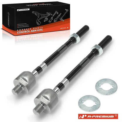 2X Front Inner Tie Rod End for Nissan Maxima (2009–2014) 485219N00A, 48521-9N00A, EV800770