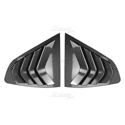 Carbon Style Rear Window Louver Vent Cover for BMW X4 (2018–2024)