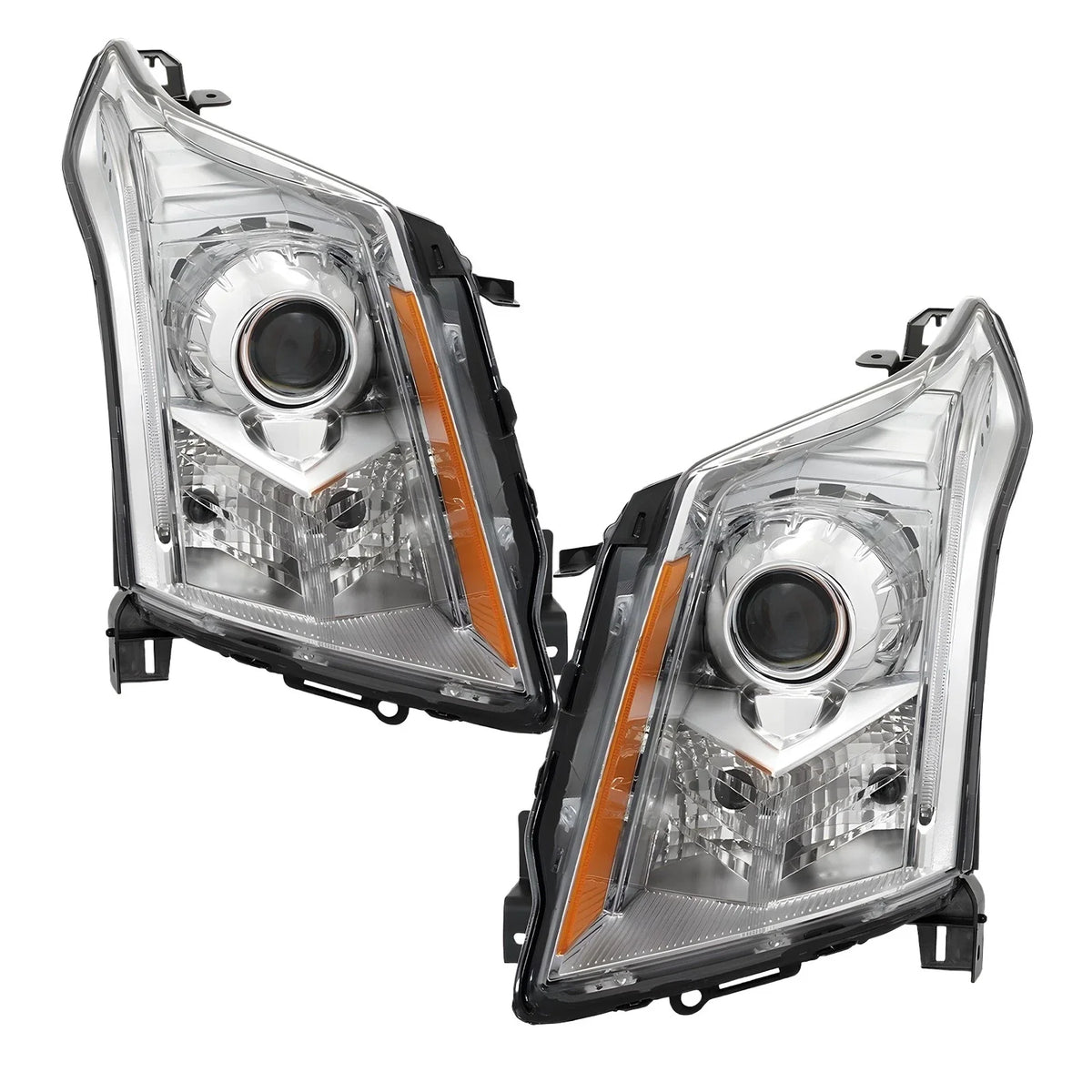 HID Xenon Headlights w/ AFS Chrome Pair for Cadillac SRX (2010–2016)