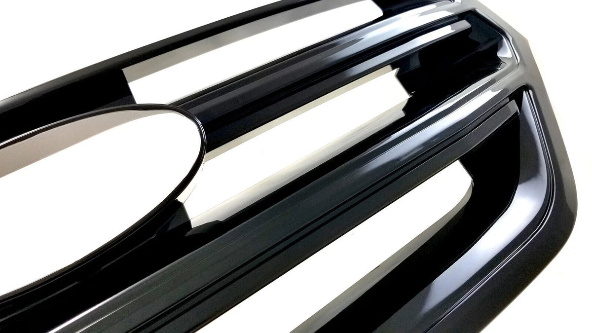 Upper Grille Overlay Insert Gloss Black for Ford Edge (2015–2018) GI481BLK