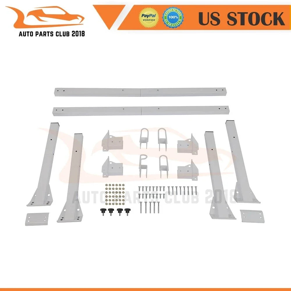 Set of 2 Steel Ladder Roof Racks for Chevy Express GMC Van