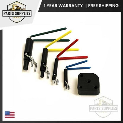5-Piece Hydraulic Seal Installation Tool Kit for Bench-Mountable Use