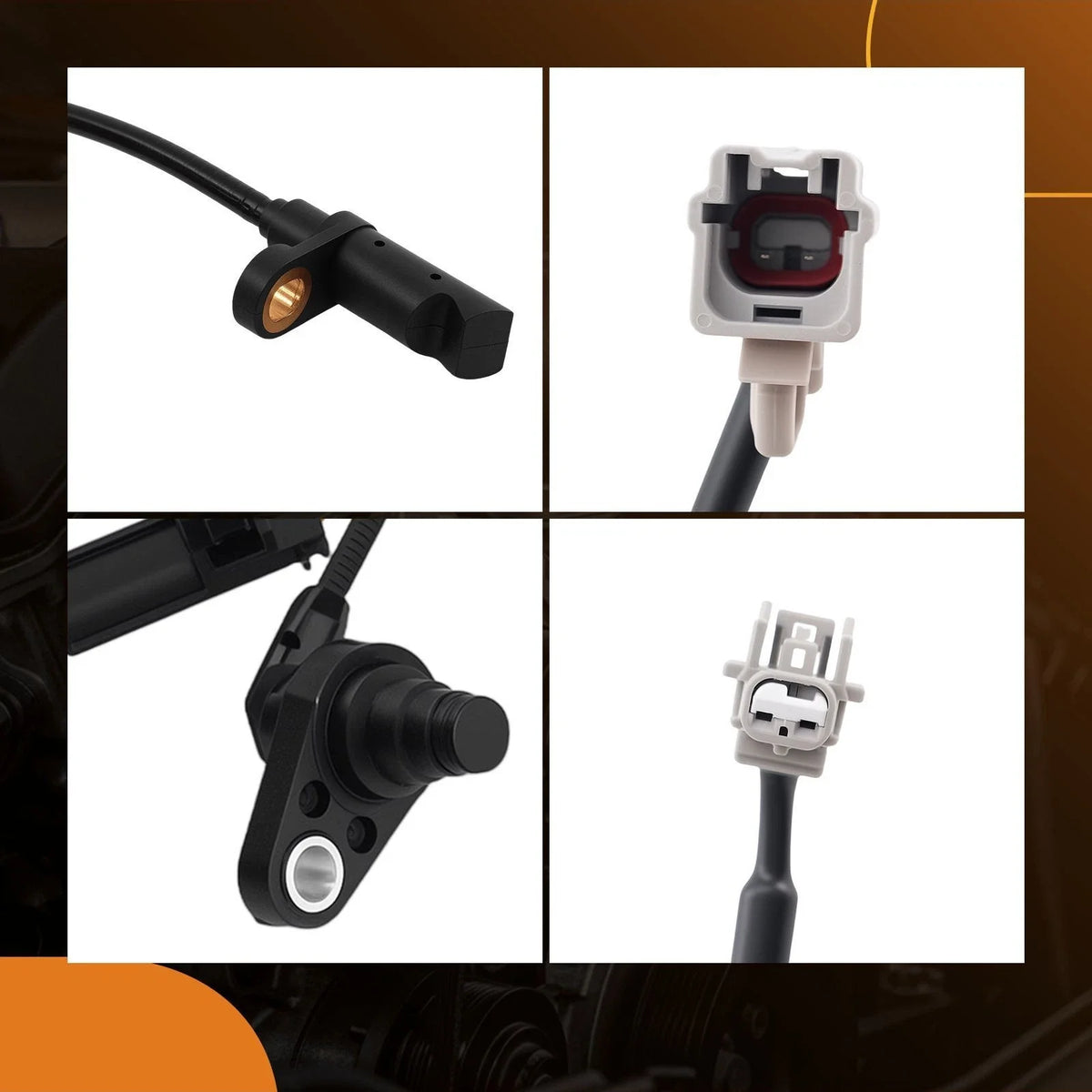 Set of 4 ABS Wheel Speed Sensors for Nissan Rogue X-Trail (2008–2013)