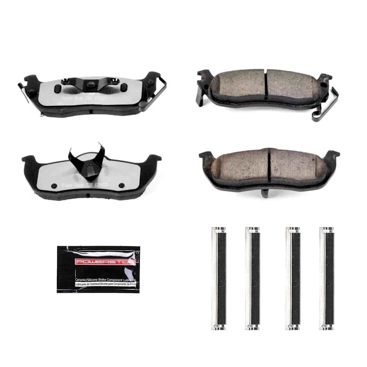 2X Z36-1041 Powerstop Brake Pad Set Rear for Nissan Titan Armada QX56 (2004–2015)