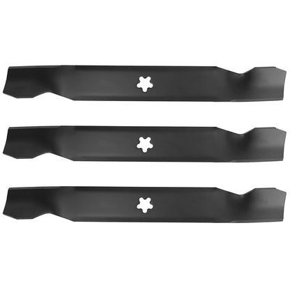 Set of 3 Deck Blades for Craftsman AYP 50" (532137380, Husqvarna 137380)