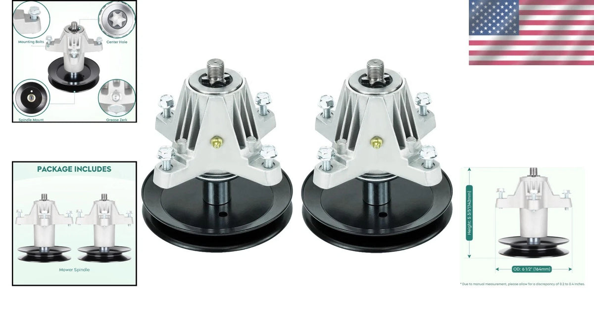 2X Spindle Assembly for Cub Cadet 42" Lawn Tractors