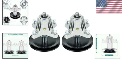 2X Spindle Assembly for Cub Cadet 42" Lawn Tractors