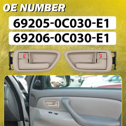 Interior Door Handle Set for Toyota Sequoia Tundra (2001–2007) Beige