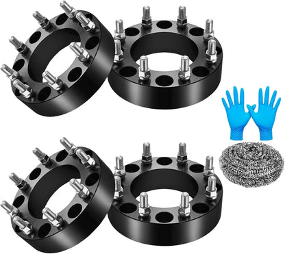 4X 2 Inch Wheel Spacers for GMC Sierra 3500 HD, Chevy Silverado HD (2001–2023)