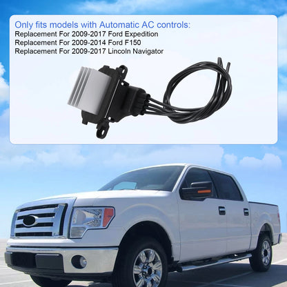 Heater Fan Blower Motor Resistor for Ford F250 Navigator (2000–2010) - 5F9Z19E624AA, 7C3Z19E624A, 7C3Z19E624B, 7C3Z19E624C, 9L3Z19E624B, BL3Z19E624A