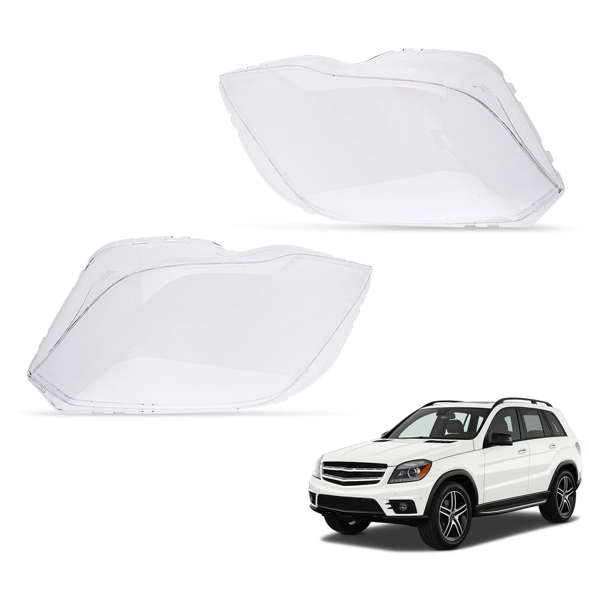Headlight Lens Shell Cover for Mercedes-Benz GLK300 GLK350 (2013–2015)