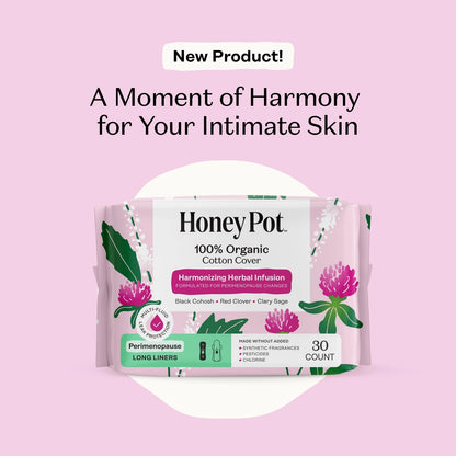 30 Count Panty Liners for Women (Perimenopause)