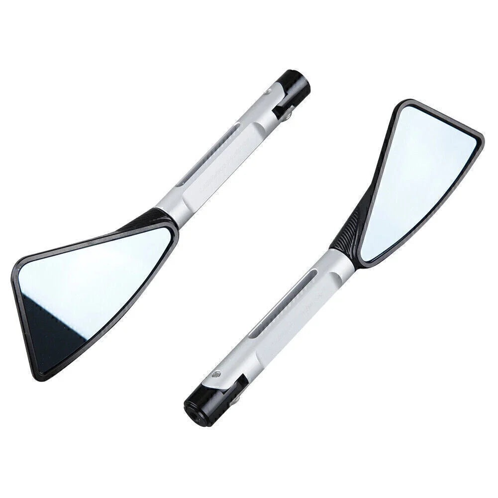 CNC Rear View Side Mirrors for Yamaha R6 (1999–2003) & R1 (2000–2001) Silver