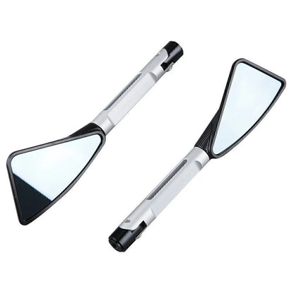 CNC Rear View Side Mirrors for Yamaha R6 (1999–2003) & R1 (2000–2001) Silver
