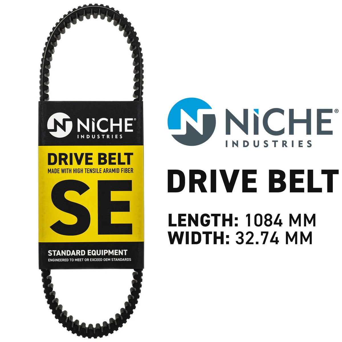 NICHE SE Drive Belt for Arctic Cat Prowler Pro Hauler Crew (2019–2021) 0823-627, 519-CDB2332T