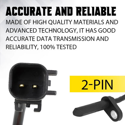 2X Rear ABS Wheel Speed Sensors for Buick Enclave & GMC Acadia (2008–2017)