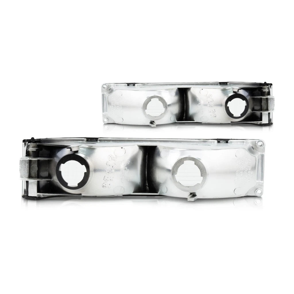 Turn Signal Light Pair for Chevy GMC C2500 (1988–2000) FBA-PLX-M0-12-1410-01-CL360A1, GM2520104, GM2521104