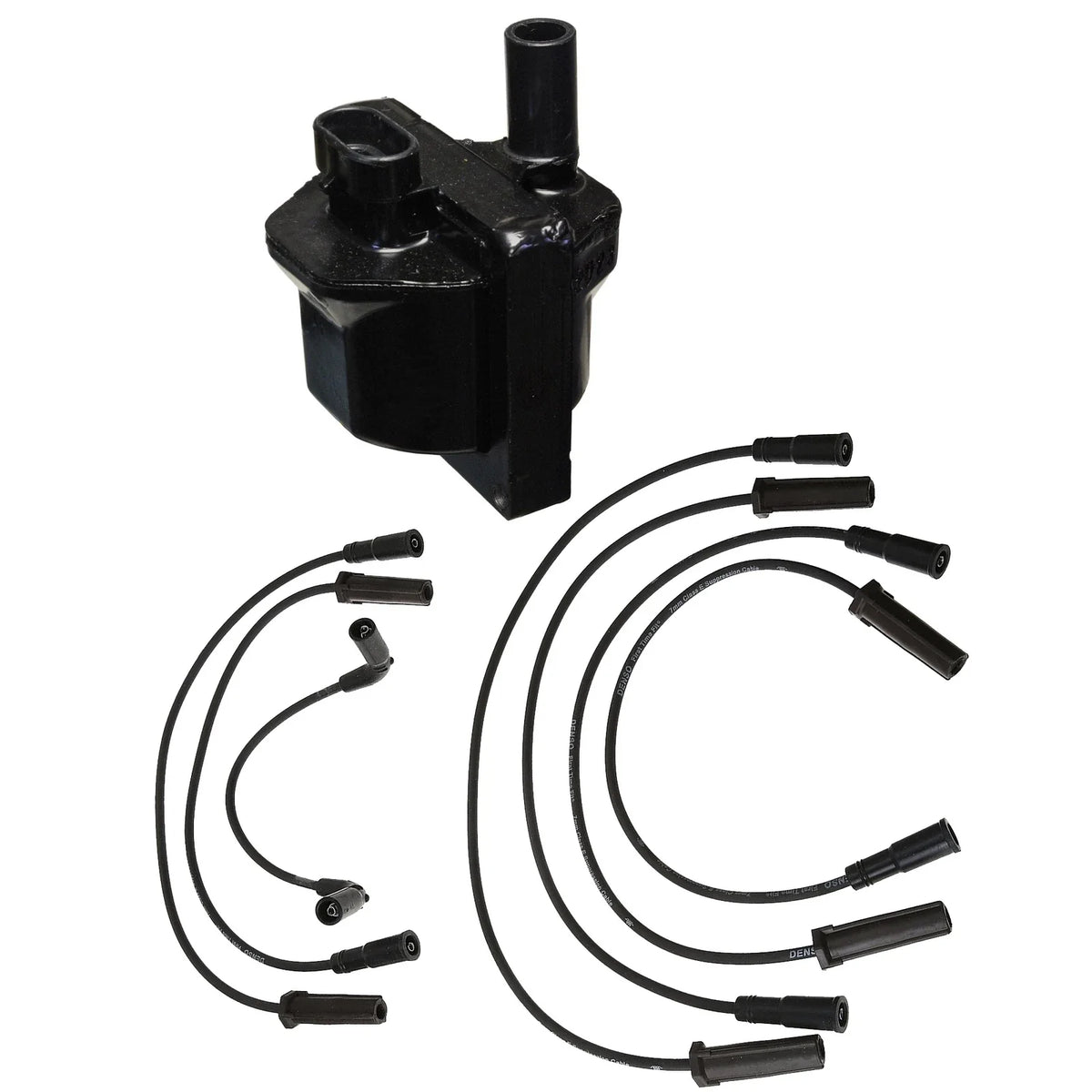 Set of 4 Denso Ignition Coil Spark Plug Wires for Silverado Sierra 1500 (1999–2006)