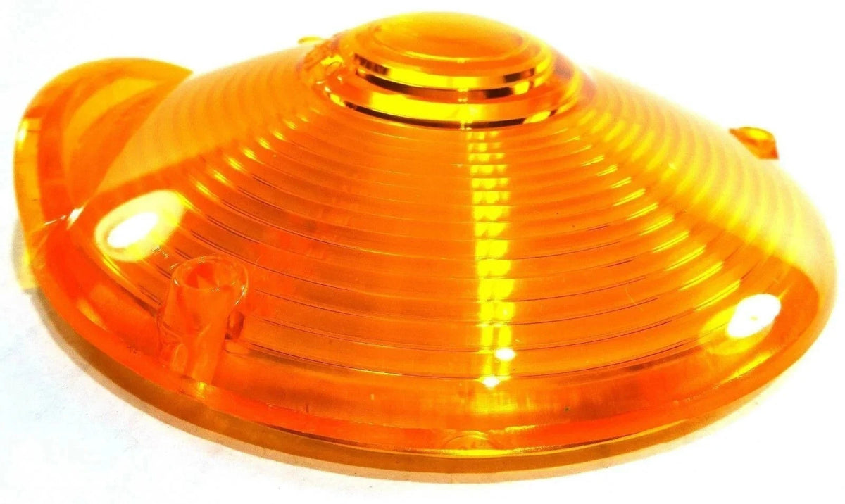 Amber 4" Round Mirror Turn Signal Light Lens for (80301)