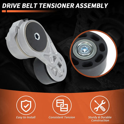Drive Belt Tensioner Pulley for Ford F650 F750 Freightliner B2 M2 (No.4929688)