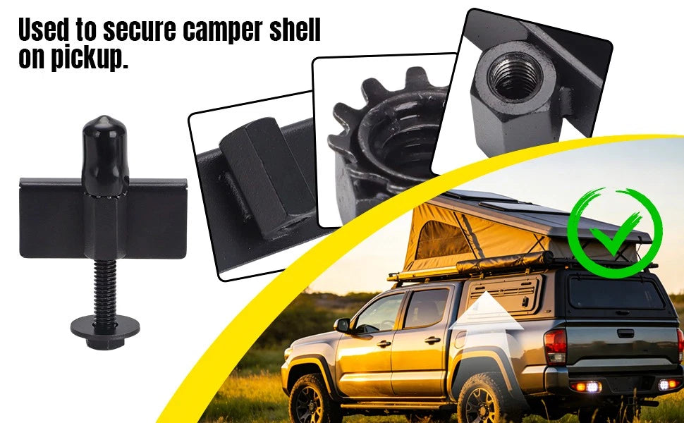 6 Pack Clamp Kit for Snugtop Campers & Toppers (715406)