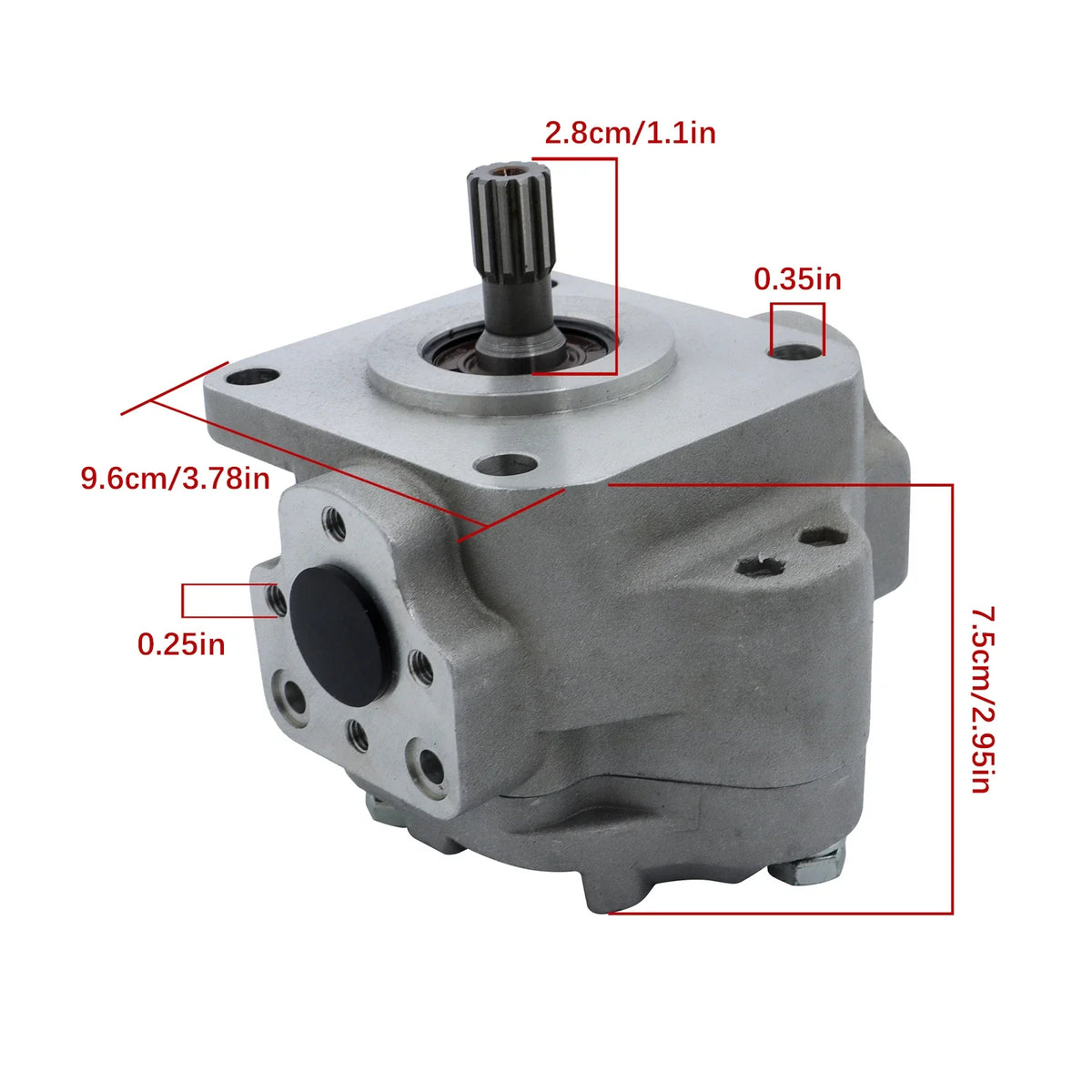 Power Steering Hydraulic Pump for John Deere Tractor 770 790 870 970 (1990–2005)