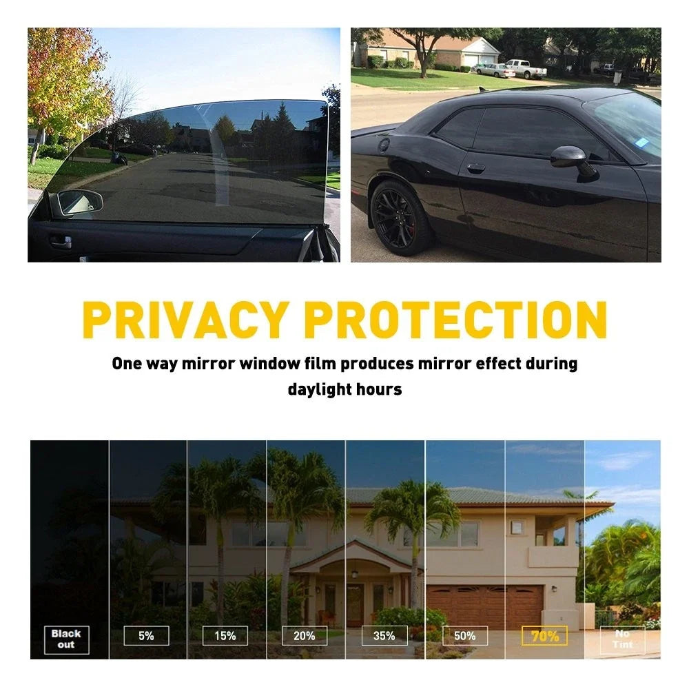 Window Tint Film 70% VLT for Car (20" x 10ft) Anti-UV Heat Block Reflective