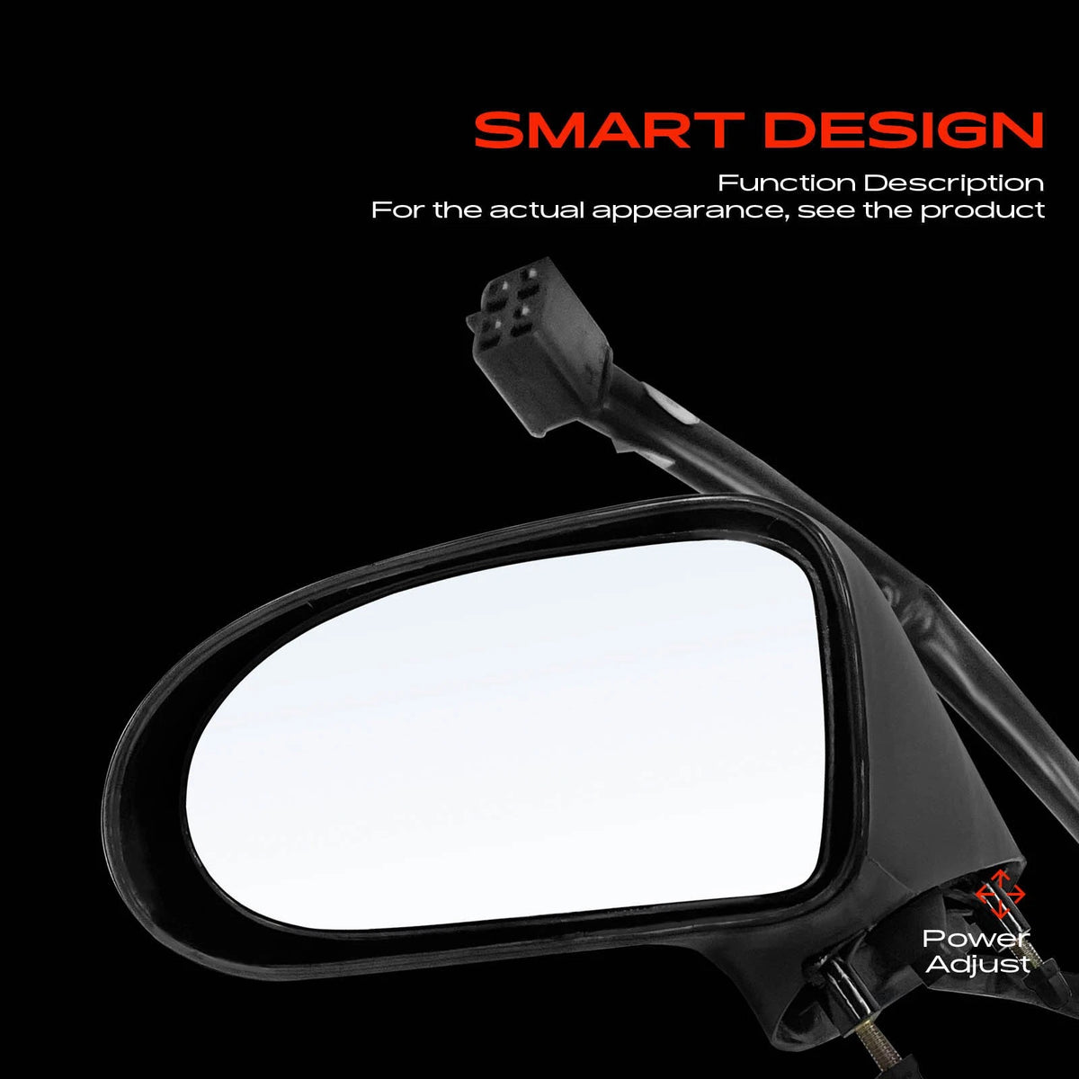Driver Power Adjust Side Mirror for Buick LeSabre (25551197, GM1320138)
