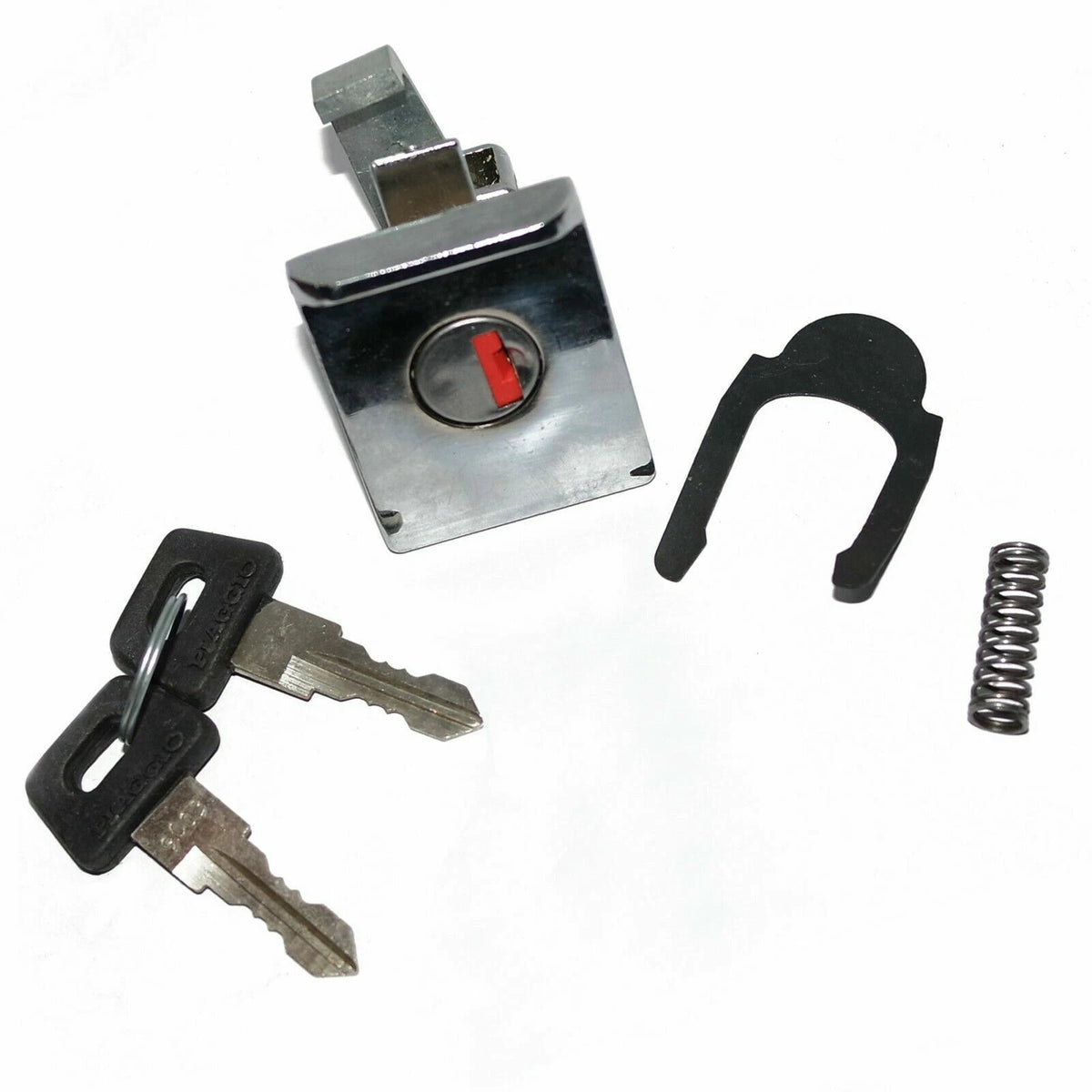 Glove Tool Box Lock Replacement for Vespa PX PE 150 LML NV (Chrome Plated)