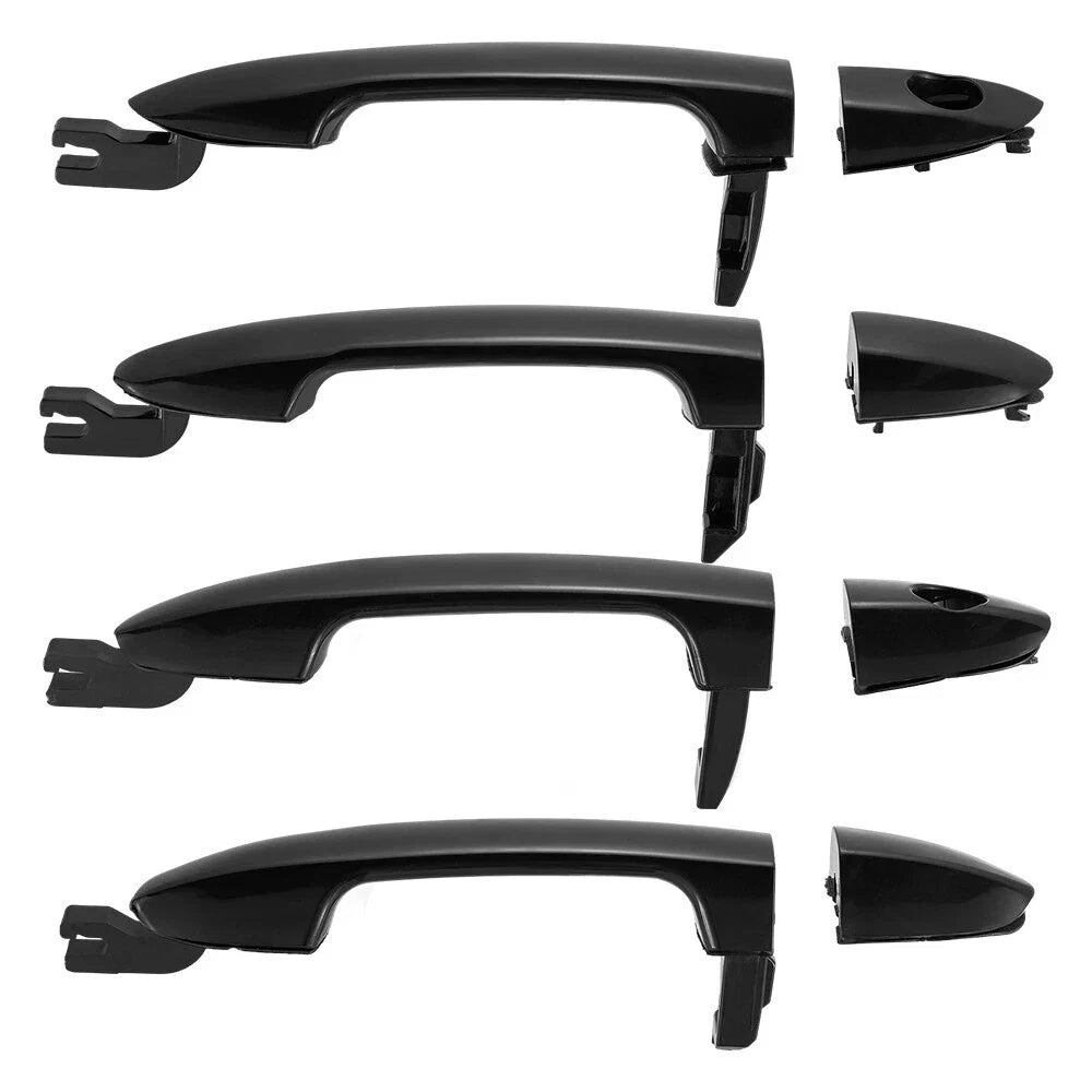 Set of 4 Primed Black Exterior Handles for Kia Spectra/Spectra5 (2004–2009)