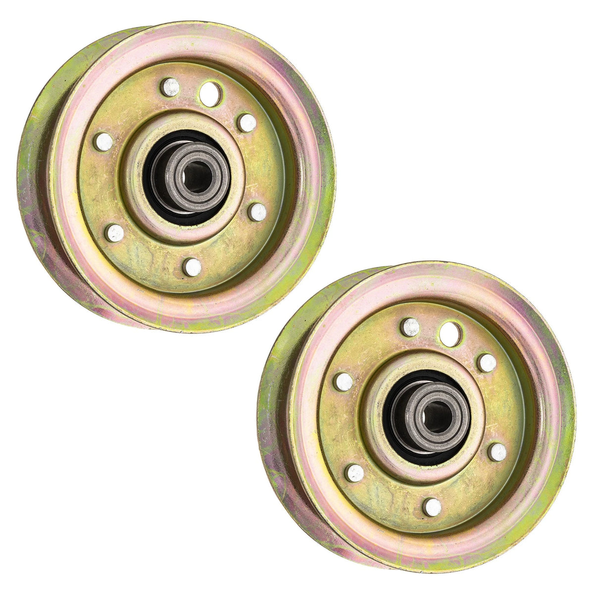 Set of 2 Idler Pulleys for Husqvarna GT GTH LT LTH (532131494, 532173438)