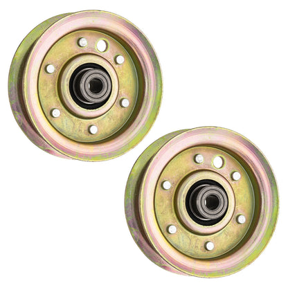 Set of 2 Idler Pulleys for Husqvarna GT GTH LT LTH (532131494, 532173438)