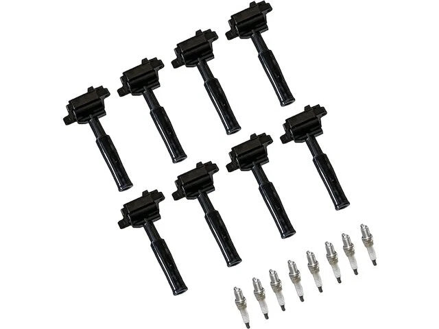 Ignition Coil Set with Spark Plugs for Jaguar XJ8 (1998) 21233NFQC