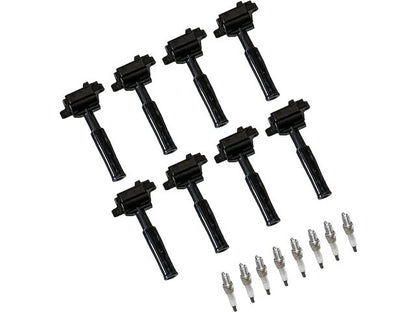 Ignition Coil Set with Spark Plugs for Jaguar XJ8 (1998) 21233NFQC
