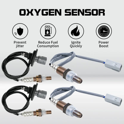 4X Upper Oxygen O2 Sensor for Nissan Titan Armada Infiniti QX56 (2007–2012)