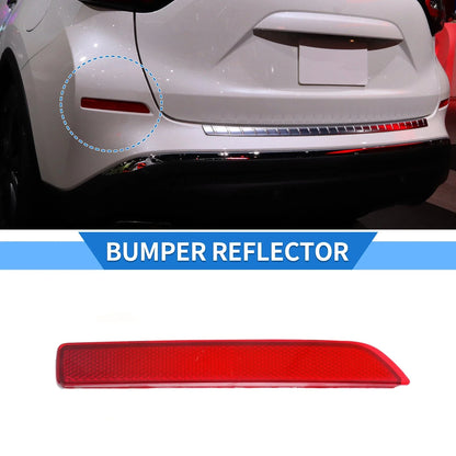 Rear Left Bumper Reflector No. 265658990B for Nissan Murano (2016–2023) Red