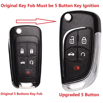 Key Fob Replacement for Chevy Cruze Equinox (2010–2019)