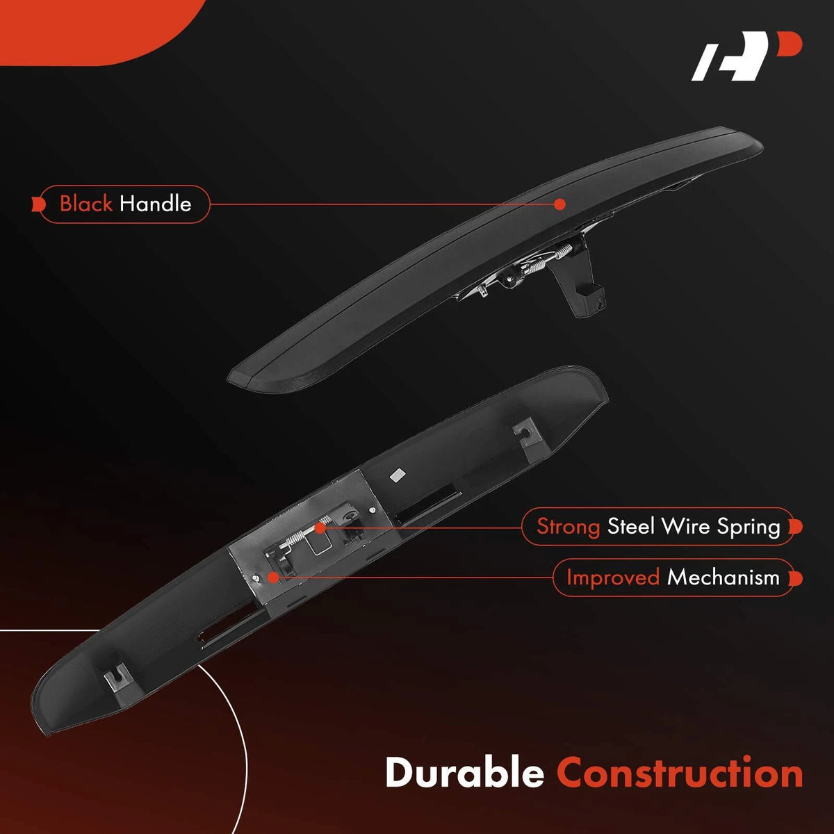 Tailgate Handle for Dodge Grand Caravan, Chrysler Town & Country (2008–2010) - 5113177AC, 5113178AC, 93385