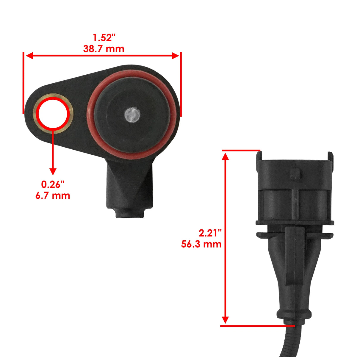 Crank Position Speed Sensor for Polaris Ranger XP Crew 1000 (2015–2018) DC3211SR144RS